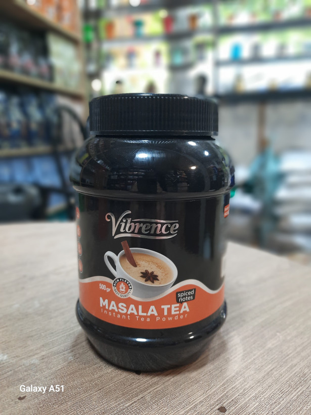 چای ماسالا 500 گرمی ویبرنس؛ ترکیب اصیل ادویههای هندی با عطر گرم و دلنشین — مناسب تهیه با شیر یا آب داغ (ماسالا لاته/چای ماسالا)
